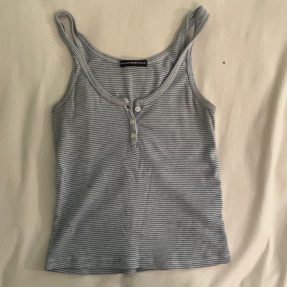 Blue brandy top